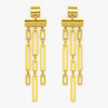 ✨ 18K Gold Plated Geometric Dangle Earrings Silver 925 — Made in Italy ✨