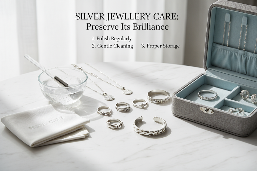 How to Care for Your Silver Jewellery – GLOERAA